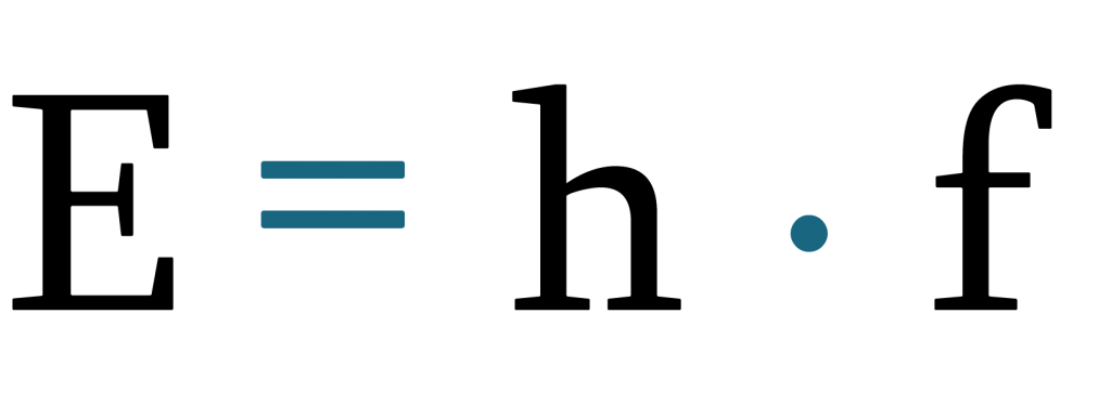 E = hf